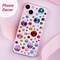 Wrapables 327pcs Acrylic Self Adhesive Crystal Rhinestone Gem Stickers, DIY, Arts & Crafts Supplies (3 sheets), Dots
